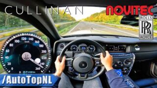 685hp rolls royce cullinan novitec top speed on autobahn no speed limit by autotopnl